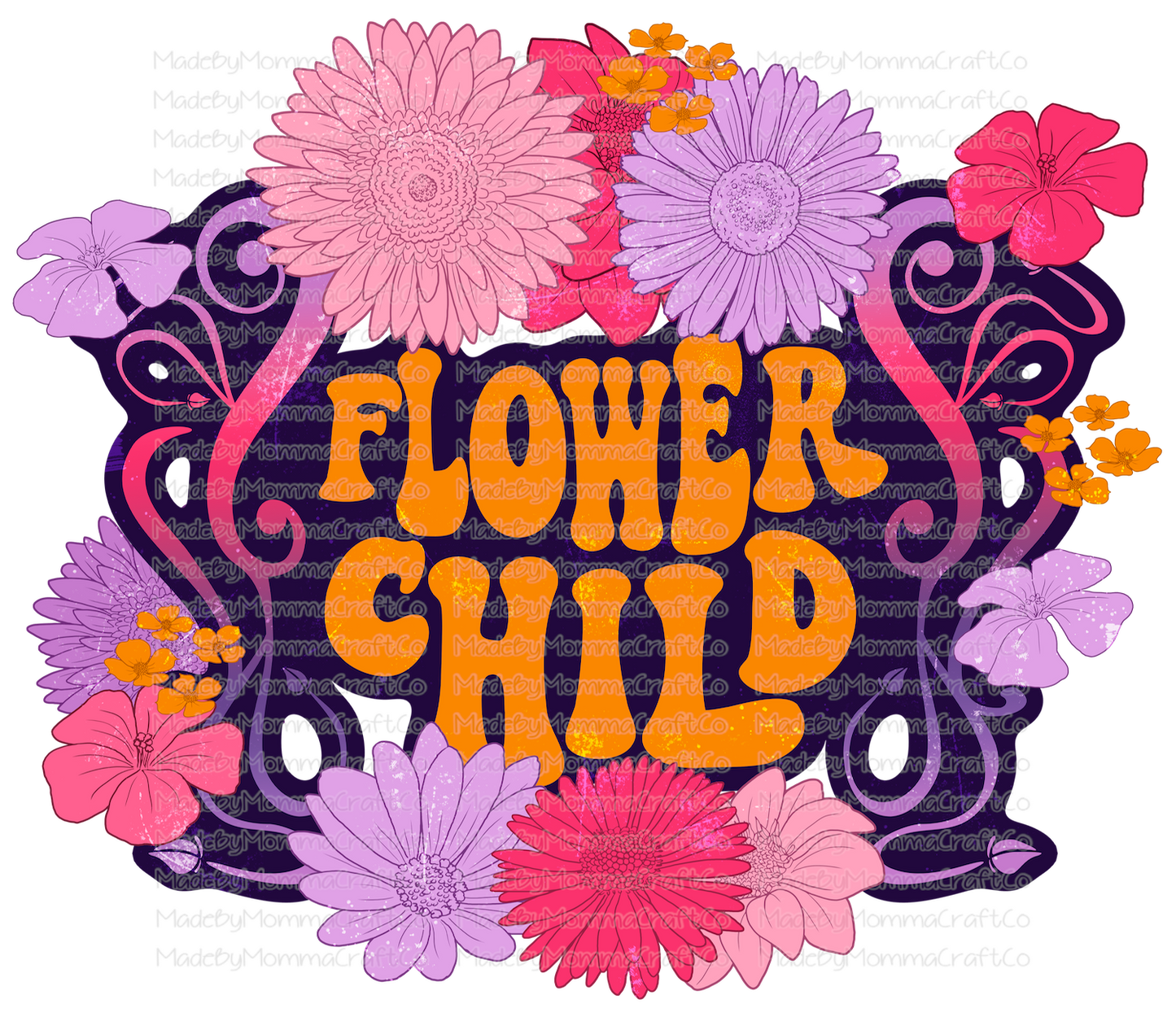 Flower Child - Cheat Clear Waterslide™ or White Cast Sticker