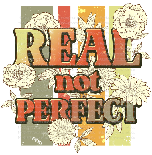 Real Not Perfect - Cheat Clear Waterslide™ or White Cast Sticker