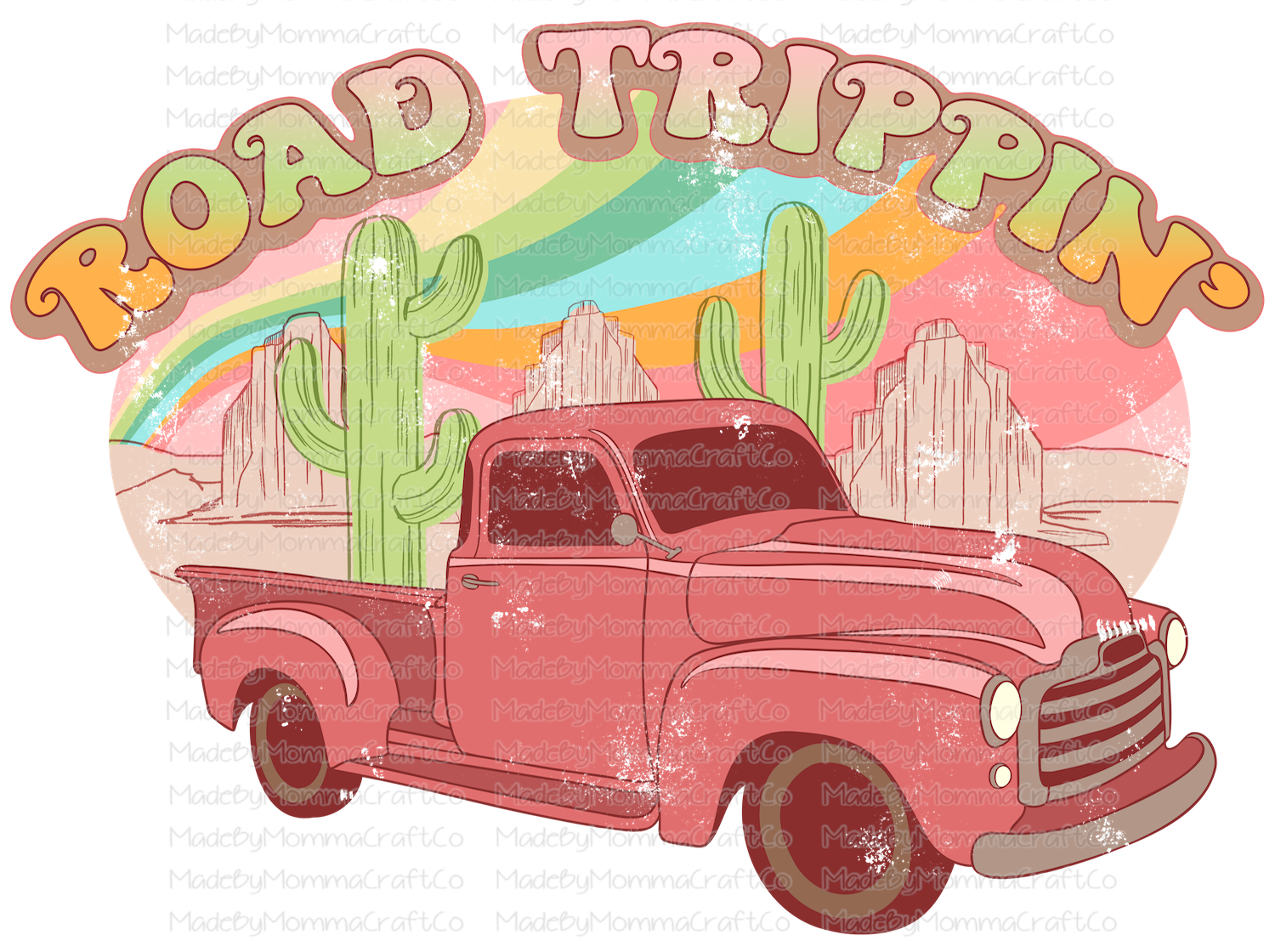 Road Trippin&#39; - Cheat Clear Waterslide™ or White Cast Sticker