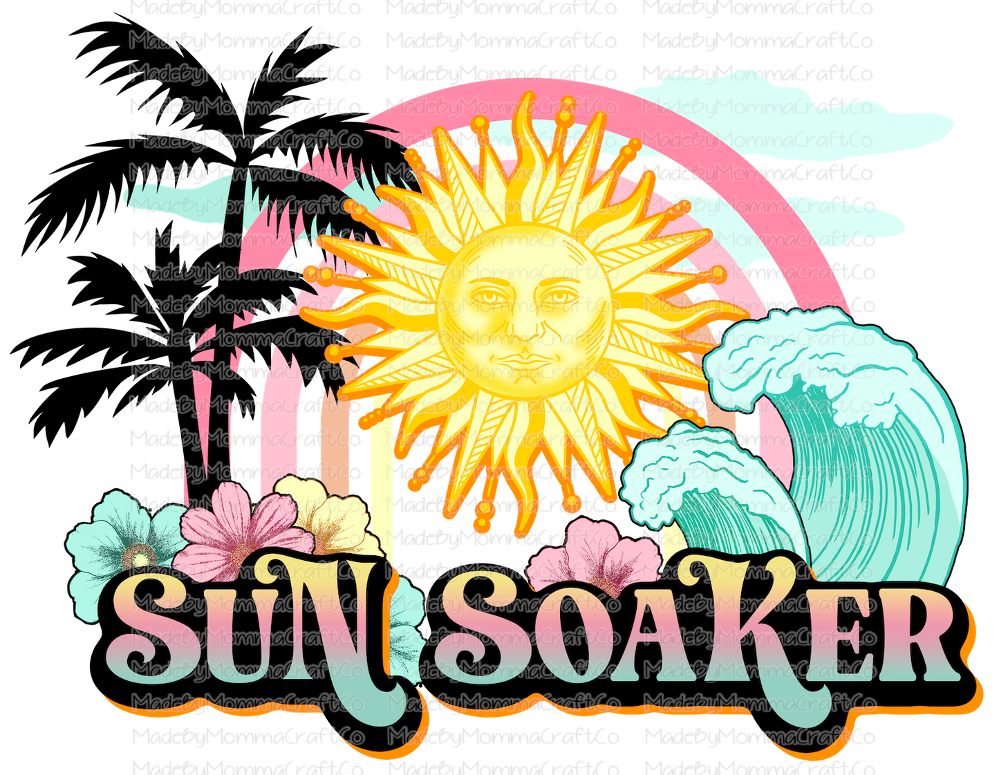 Sun Soaker - Cheat Clear Waterslide™ or White Cast Sticker