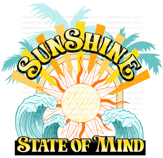 Sunshine State Of Mind - Cheat Clear Waterslide™ or White Cast Sticker