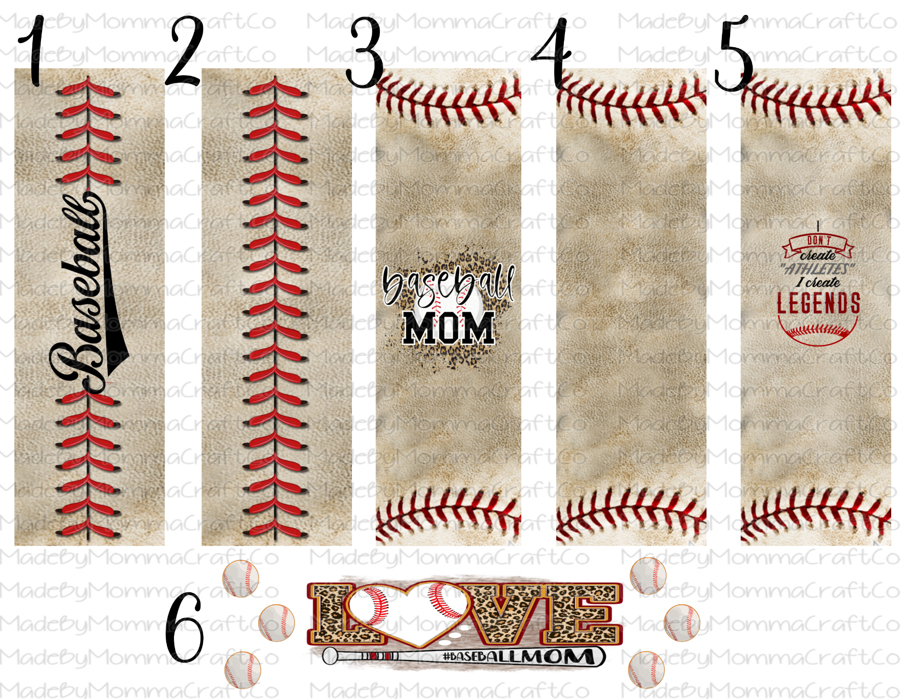 Baseball Pen wraps - Printed Waterslides
