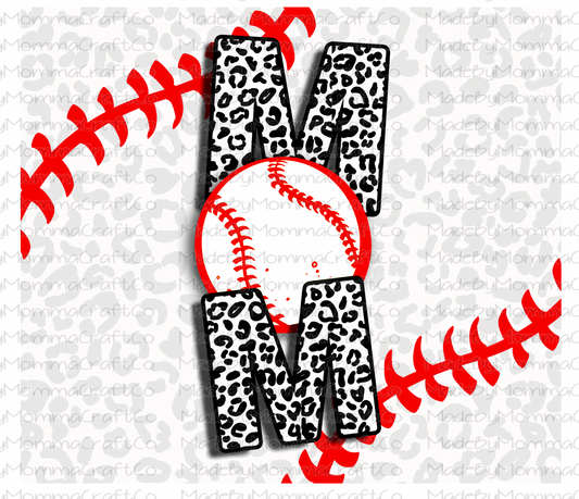 Baseball Mom Sublimation Tumbler Wrap - Or Clear Waterslide Wrap