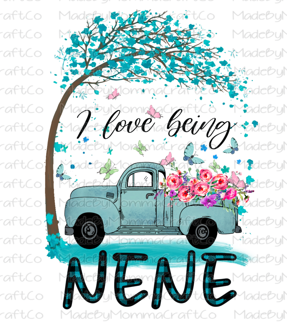 I Love Being Nene - Cheat Clear Waterslide™ or White Cast Sticker