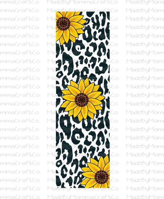 Leopard Sunflower Cheat Clear Waterslide™ Pen Wrap Decal