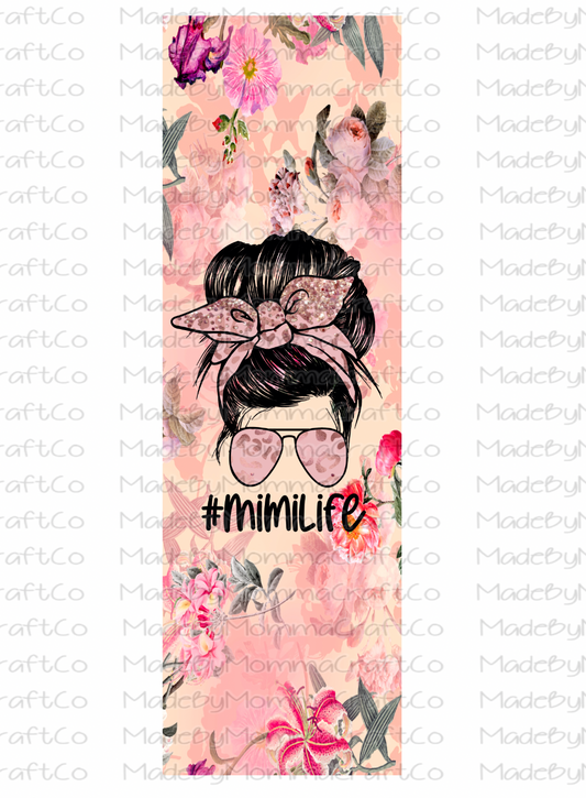 Mimi Life Leopard Messy Bun Pen Wrap - Printed Waterslide or Digital Download