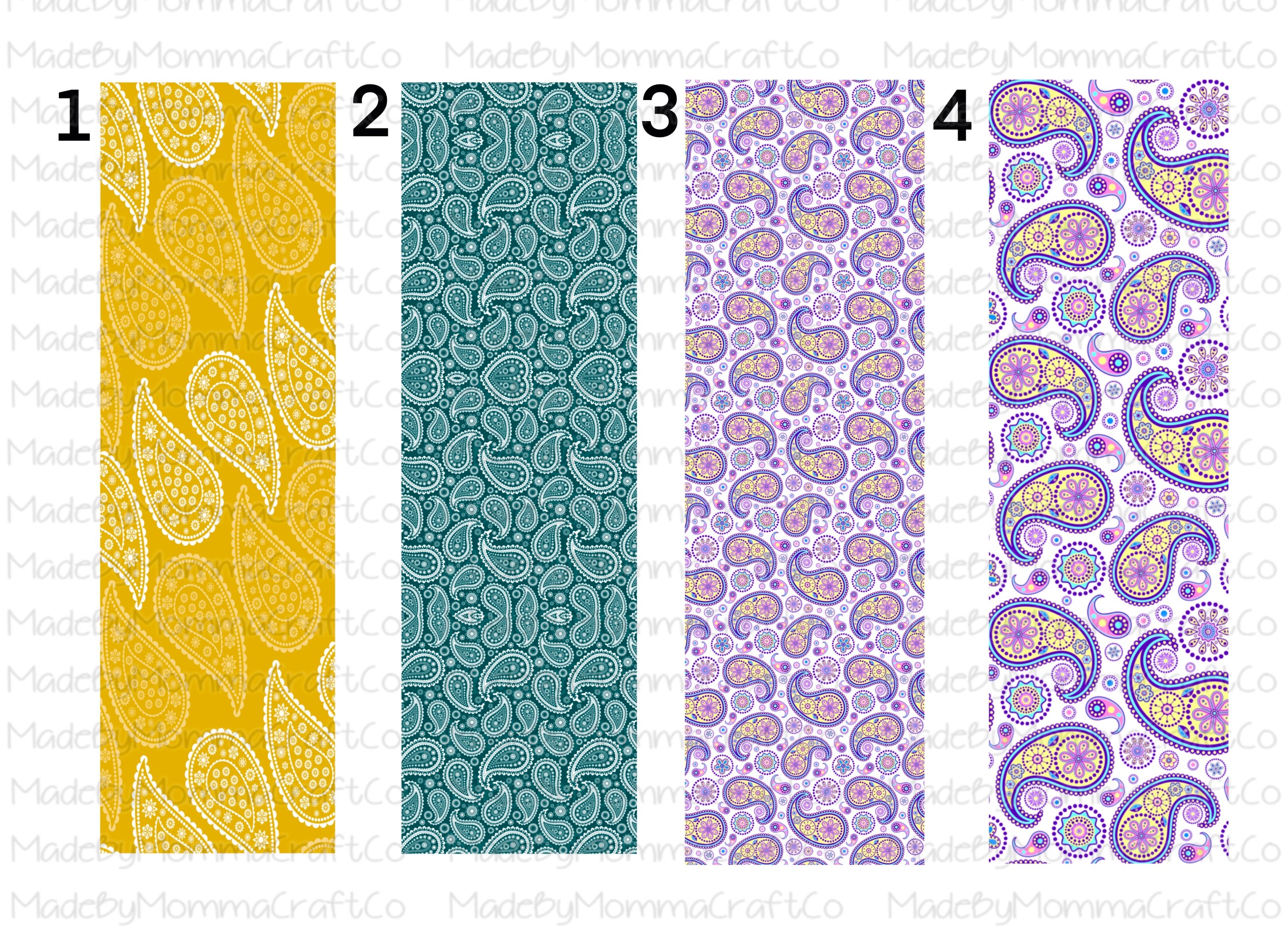 Spring Plaid Pen Wraps - Printed Waterslide or Digital Download