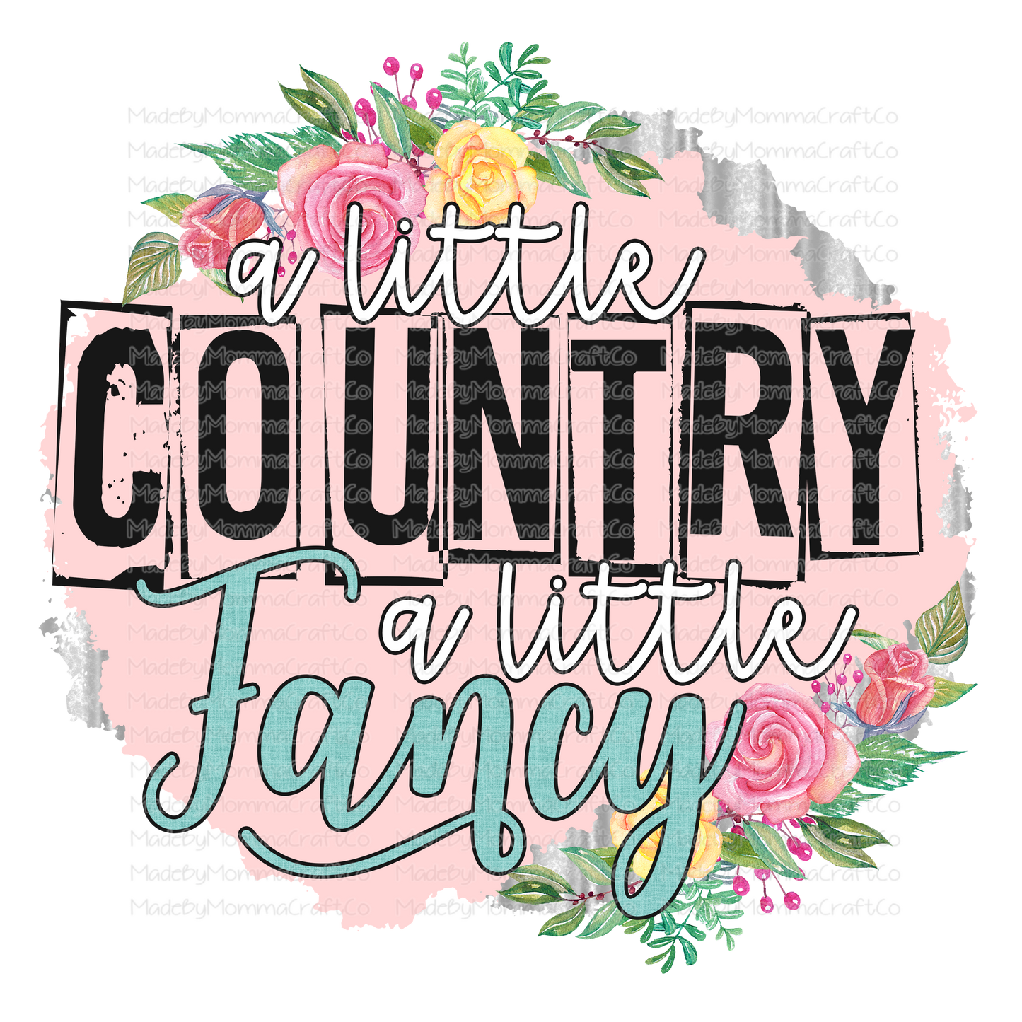 A Little Country-Cheat Clear Waterslide™ or White Cast Sticker