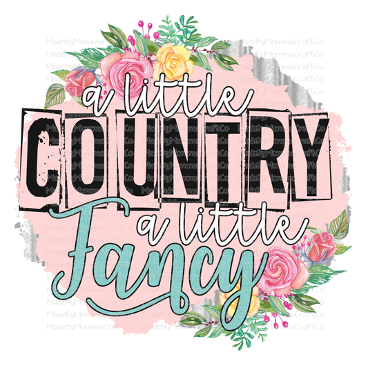 A Little Country-Cheat Clear Waterslide™ or White Cast Sticker