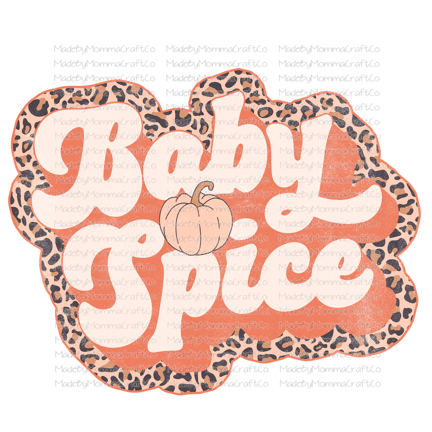 Baby Spice Fall -Cheat Clear Waterslide™ or White Cast Sticker