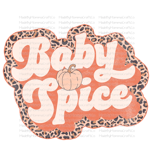 Baby Spice Fall -Cheat Clear Waterslide™ or White Cast Sticker