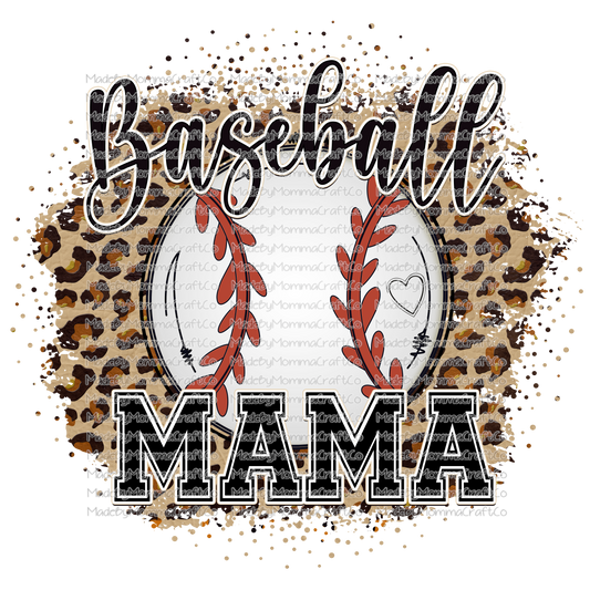 Baseball Mama - Cheat Clear Waterslide™ or White Cast Sticker