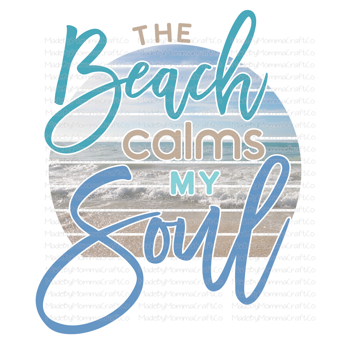 Beach Soul-Cheat Clear Waterslide™ or White Cast Sticker