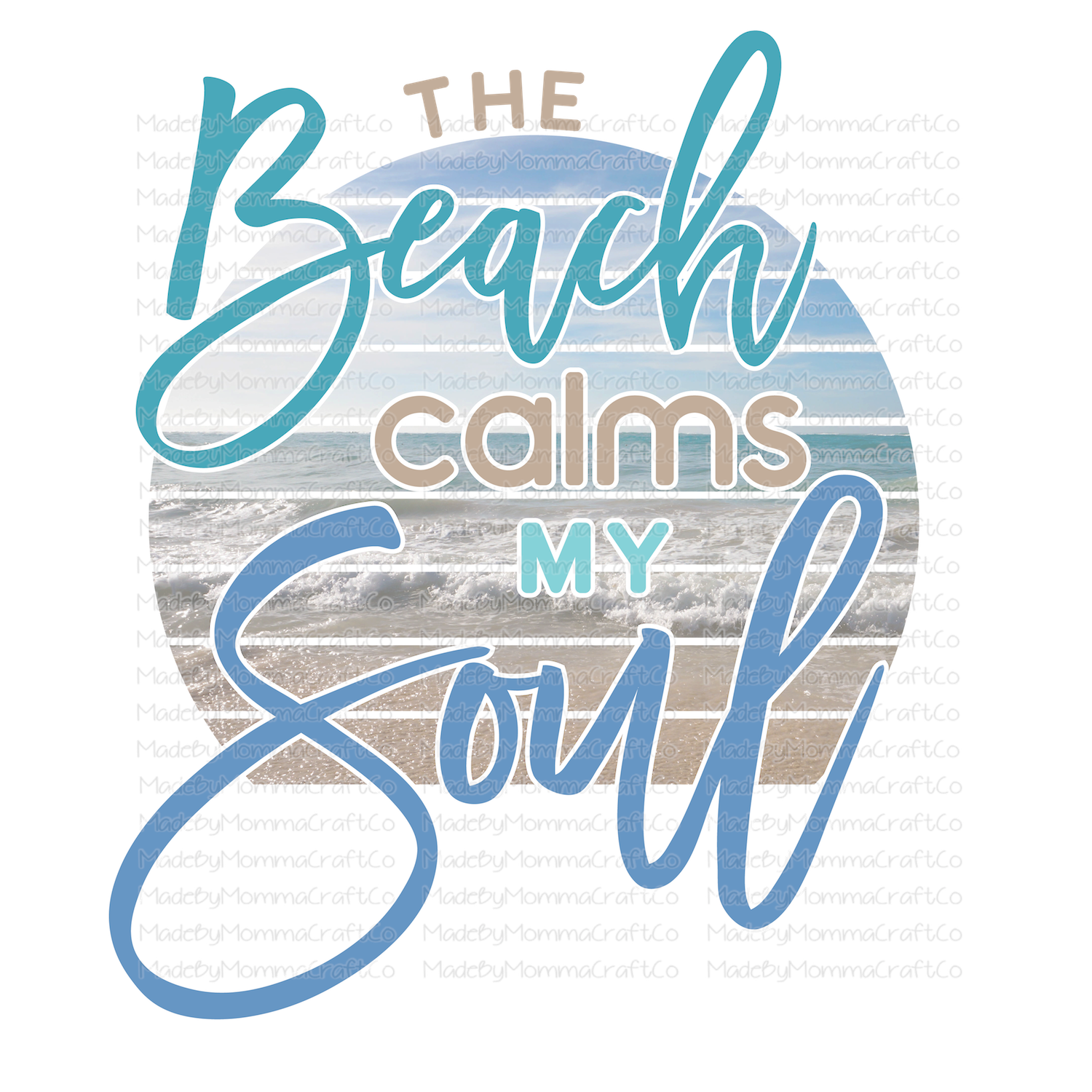 Beach Soul-Cheat Clear Waterslide™ or White Cast Sticker