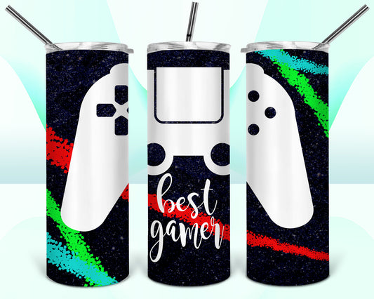 Best Gamer Sublimation Tumbler Wrap - Or Clear Waterslide Wrap