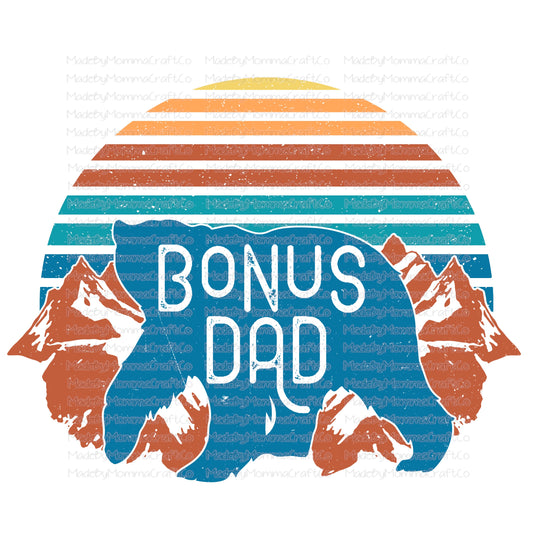 Bonus Dad Bear Mountain - Cheat Clear Waterslide™ or White Cast Sticker