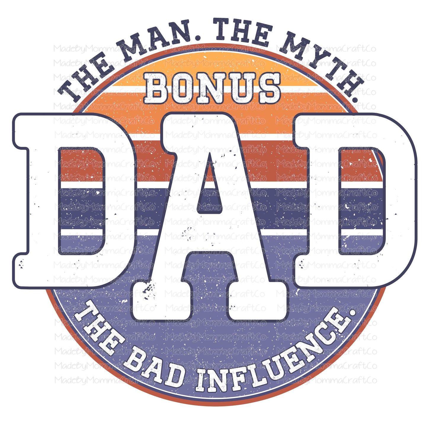 Bonus Dad The Bad Influence - Cheat Clear Waterslide™ or White Cast Sticker