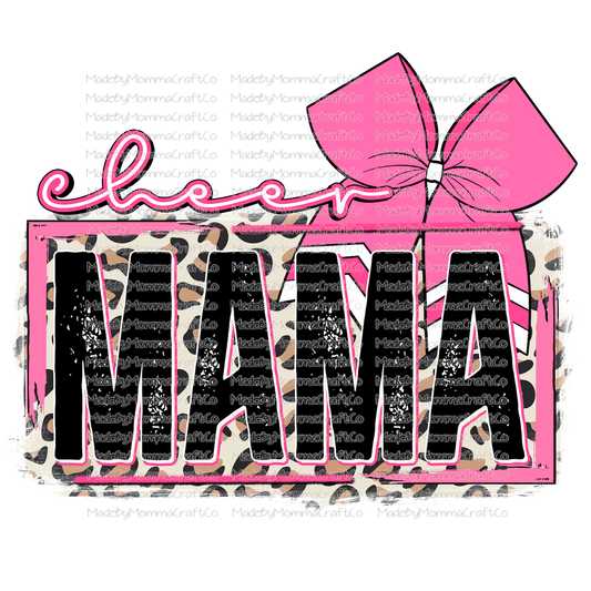 Cheer Mama Pink - Cheat Clear Waterslide™ or White Cast Sticker