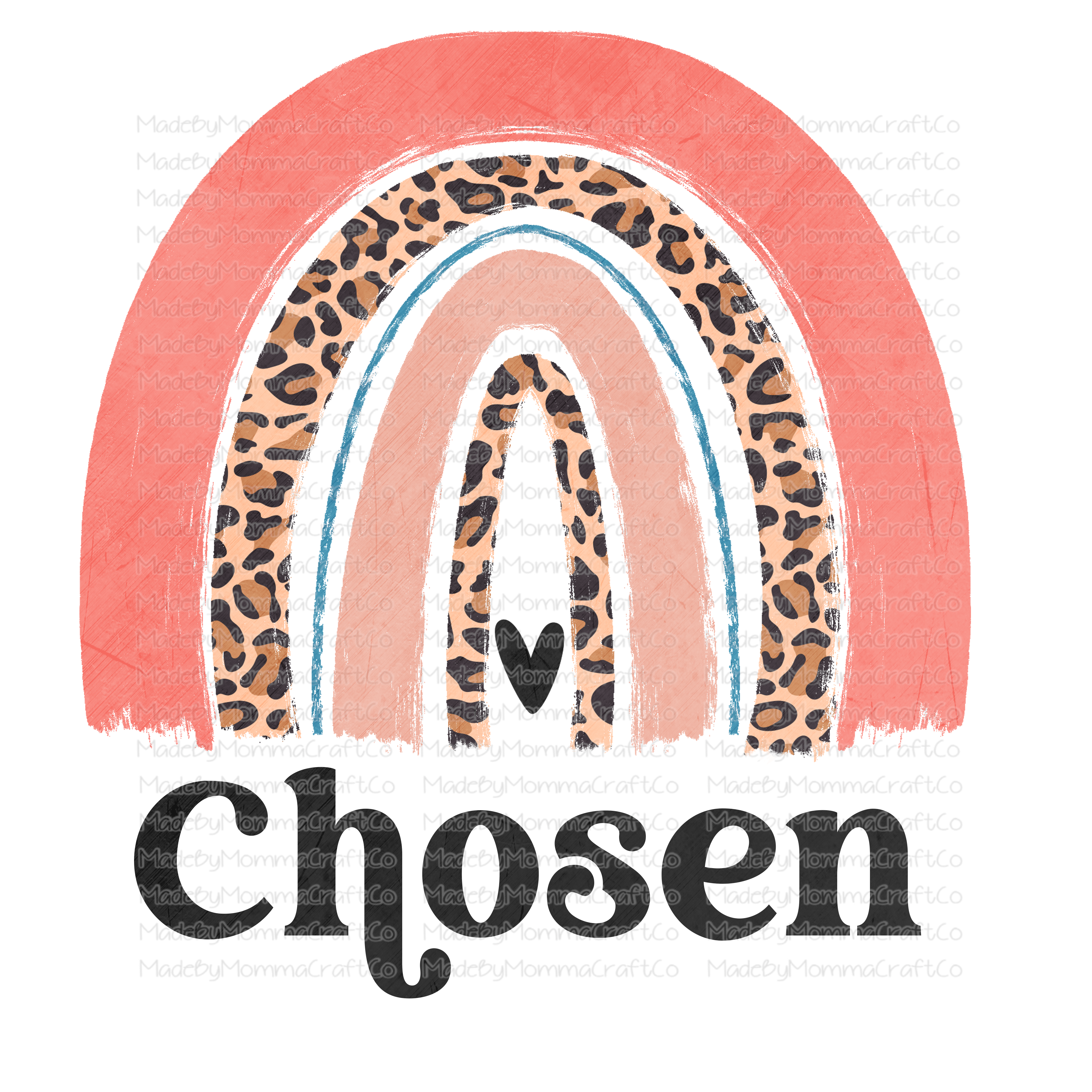 Chosen Vintage - Leopard - Rainbow - Cheat Clear Waterslide™ or White Cast Sticker