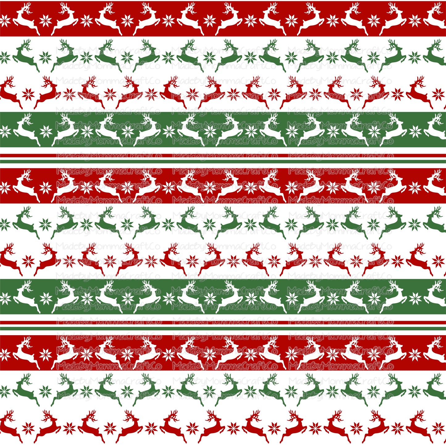 Christmas Wrapping Paper Tumbler Wrap - Vinyl Or Waterslide Seamless Wrap