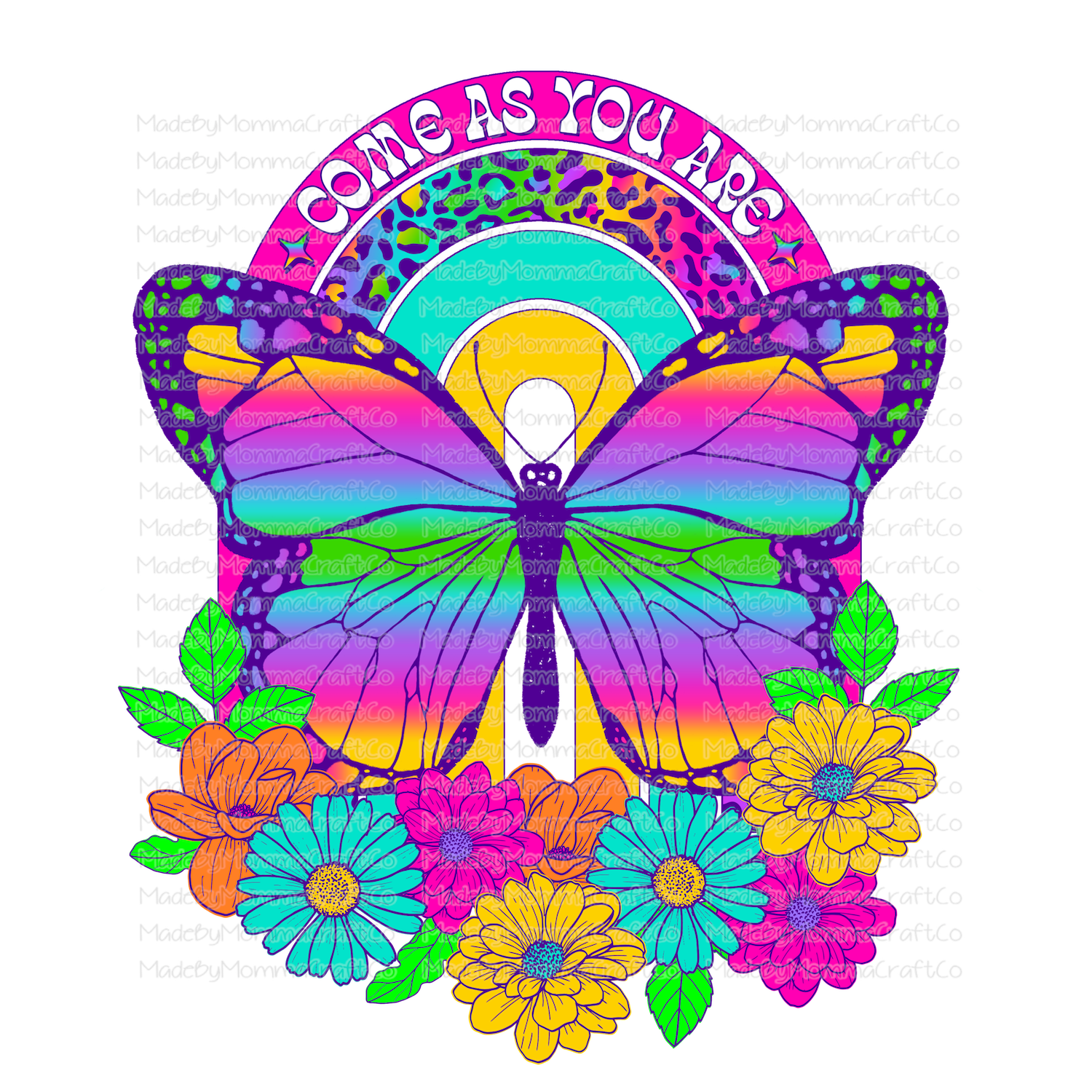 Come As You Are Bright-Cheat Clear Waterslide™ or White Cast Sticker