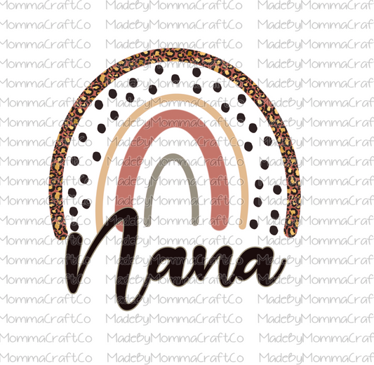 Nana Rainbow - Cheat Clear Waterslide™ or White Cast Sticker or Digital Download