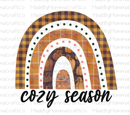 Cozy Season Fall Rainbow - Cheat Clear Waterslide™ or White Cast Sticker