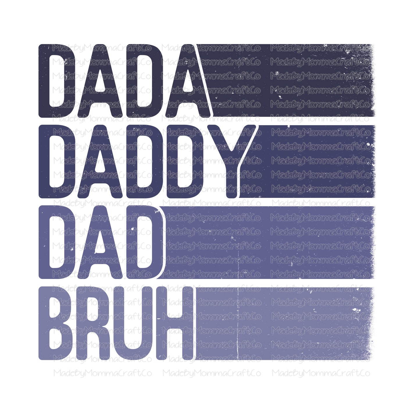 Dad Bruh - Cheat Clear Waterslide™ or White Cast Sticker