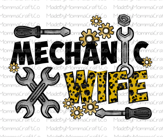 Mechanic Wife - Cheat Clear Waterslide™ or White Cast Sticker