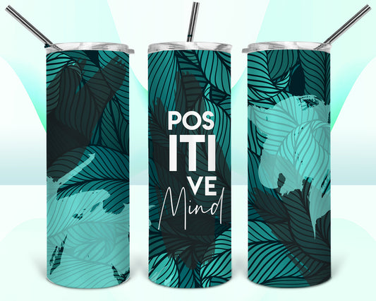 Positive Mind Sublimation Tumbler Wrap - Or Clear Waterslide Wrap