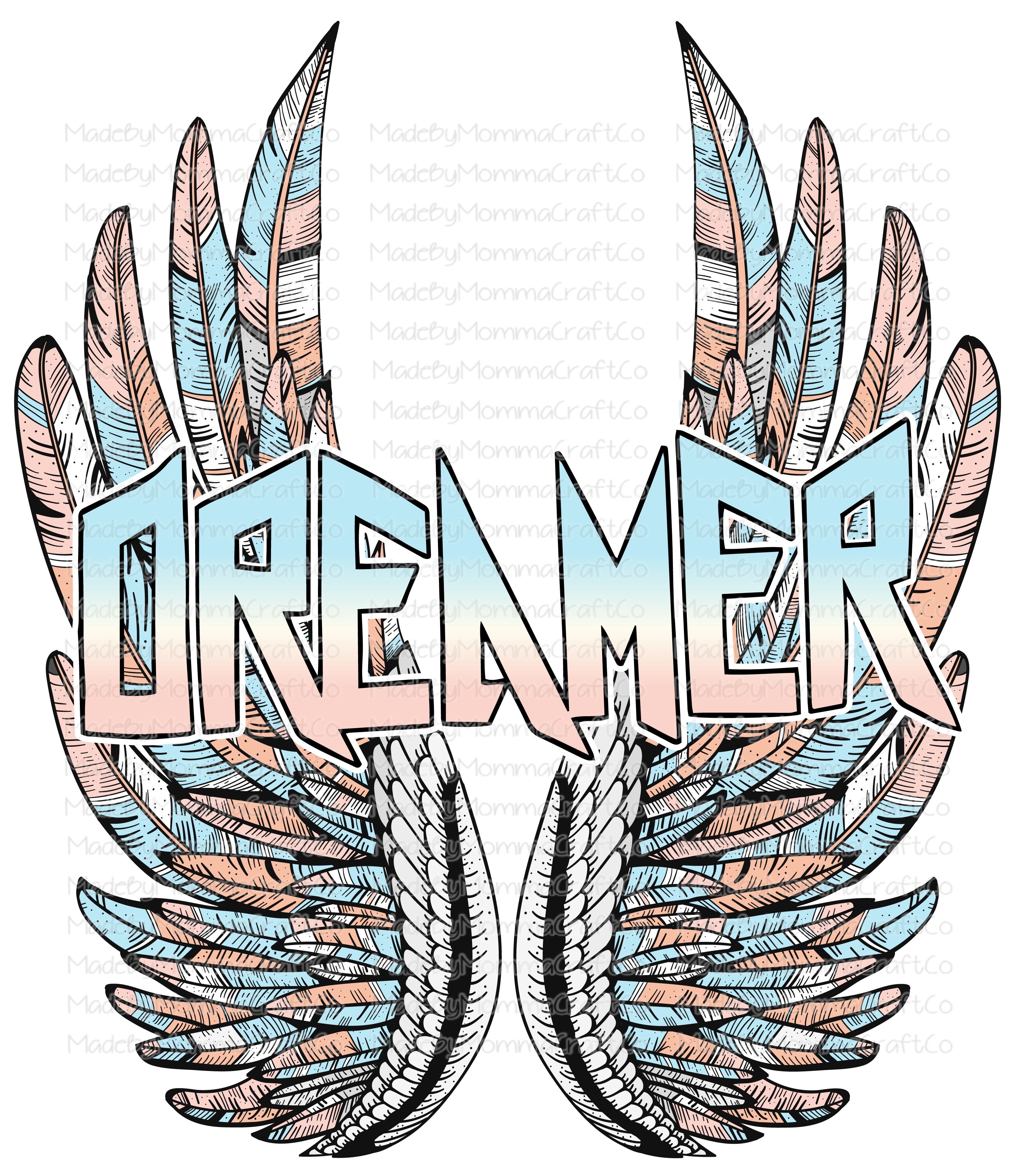 Dreamer Wings - Cheat Clear Waterslide™ or White Cast Sticker