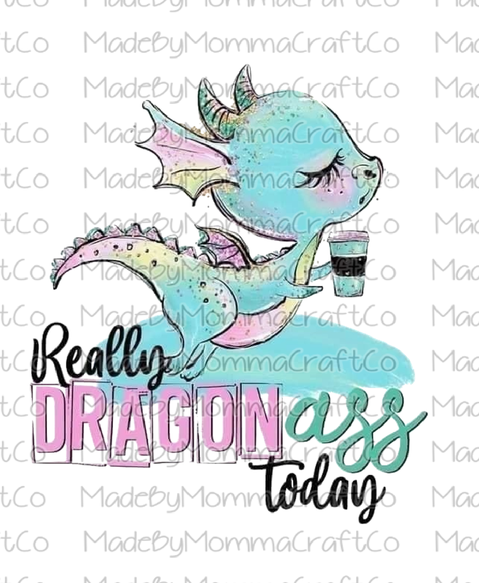 Really Dragon Ass Today Cheat Clear Waterslide™ or White Cast Sticker