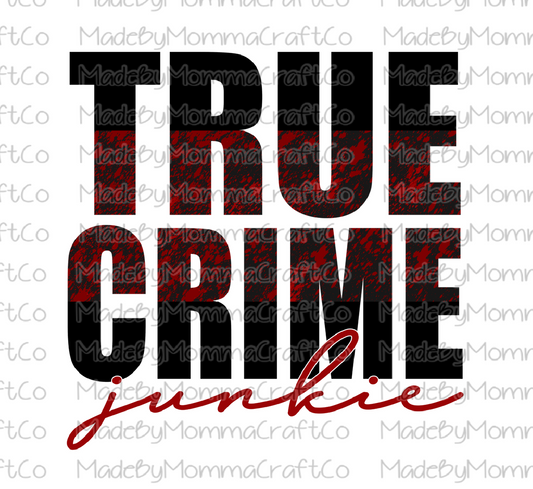 True Crime Junkie Cheat Clear Waterslide™ or Cheat Clear Sticker Decal