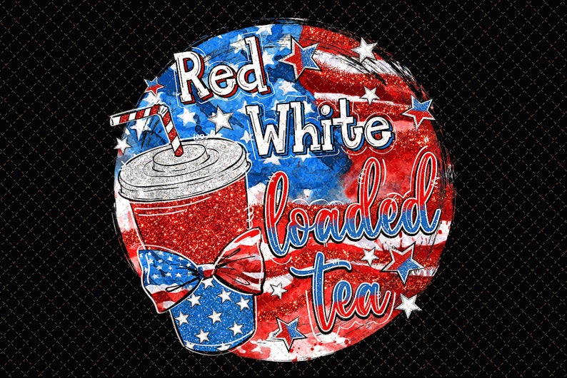 Red White Loaded Tea July Cheat Clear Waterslide™ or White Cast Sticker