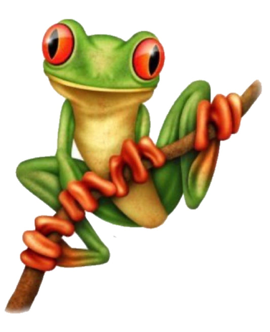 Tree Frog Cheat Clear Waterslide™ or White Cast Sticker