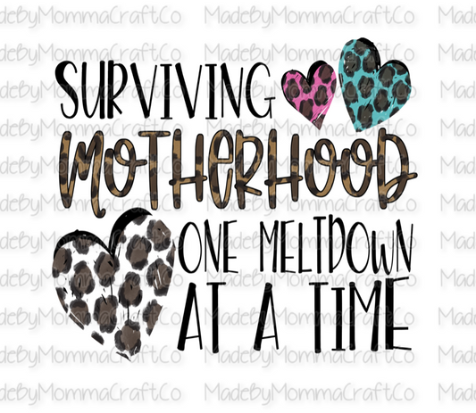 Surviving Motherhood -Cheat Clear Waterslide™ or White Cast Sticker