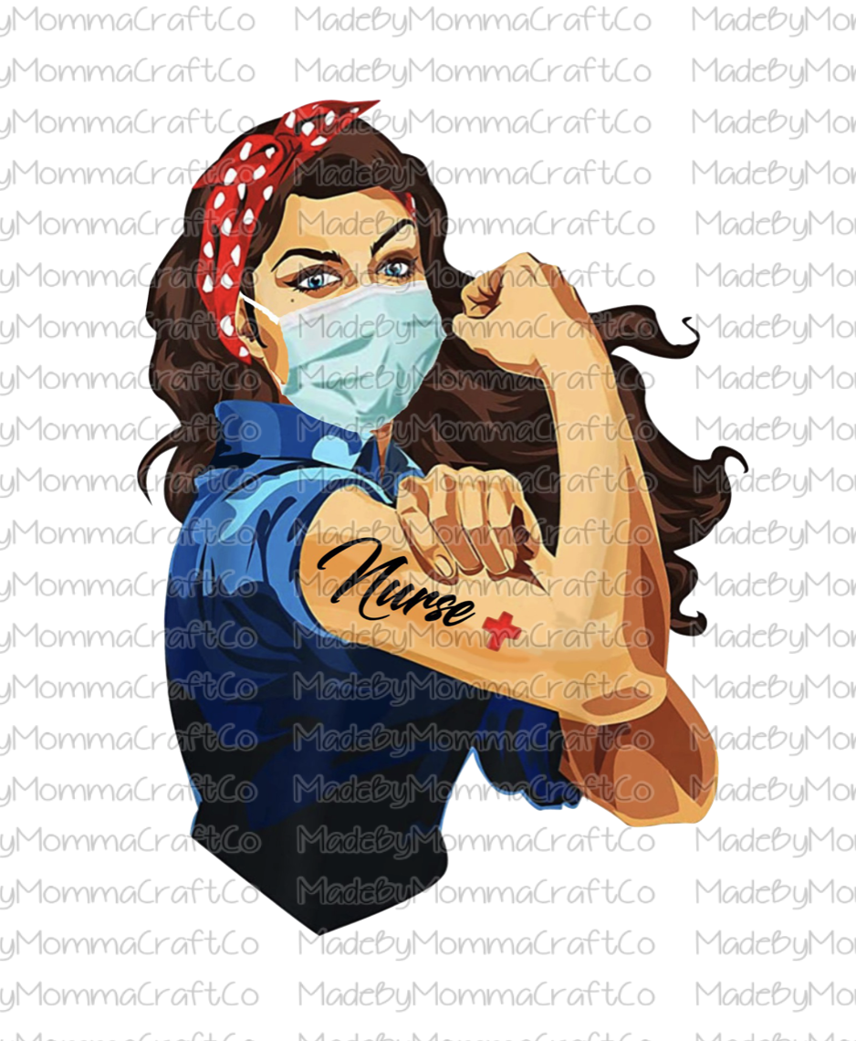 Nurse- Cheat Clear Waterslide™ or White Cast Sticker