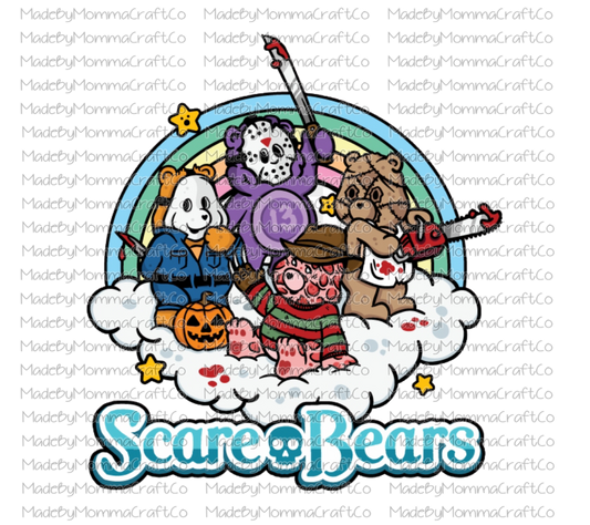 Scare Bears Halloween -Cheat Clear Waterslide™ or Cheat Clear Sticker Decal