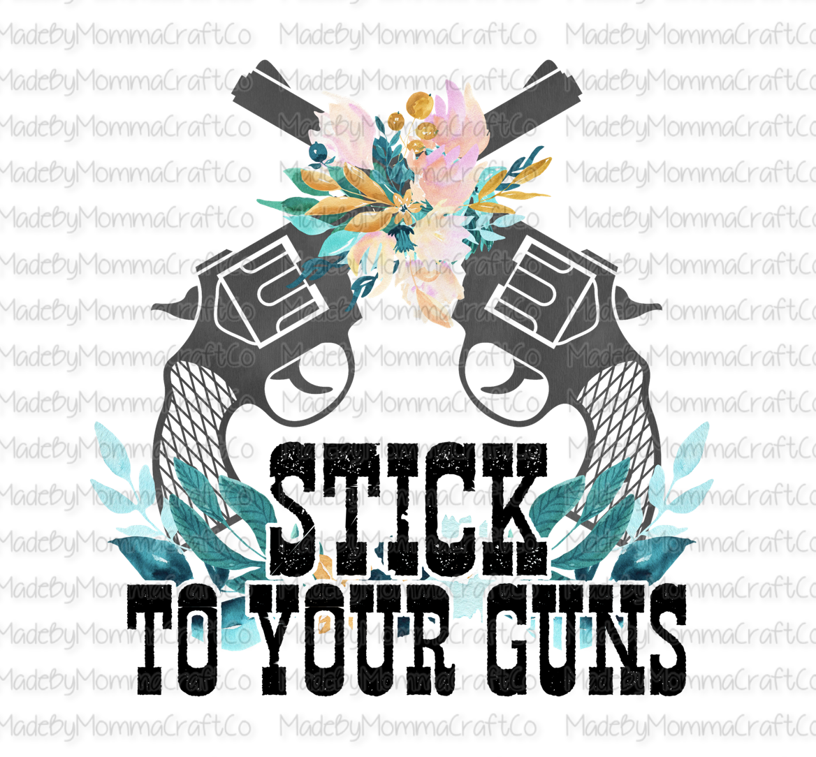 Stick to your Guns-Cheat Clear Waterslide™ or White Cast Sticker