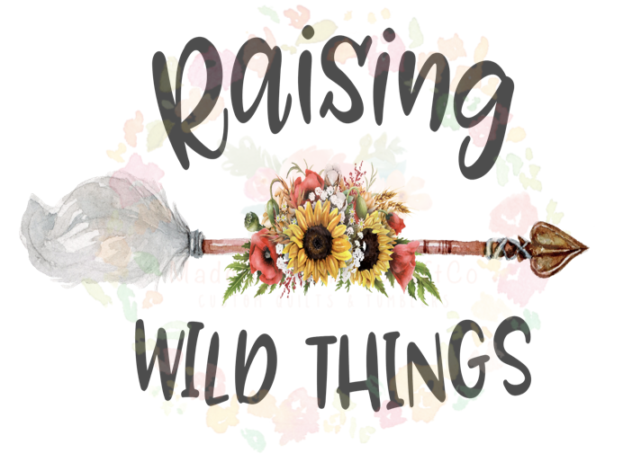 Raising wild things-Cheat Clear Waterslide™ or White Cast Sticker