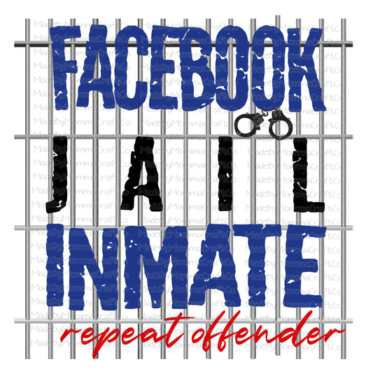 Facebook Jail Repeat Offender - Cheat Clear Waterslide™ or White Cast Sticker