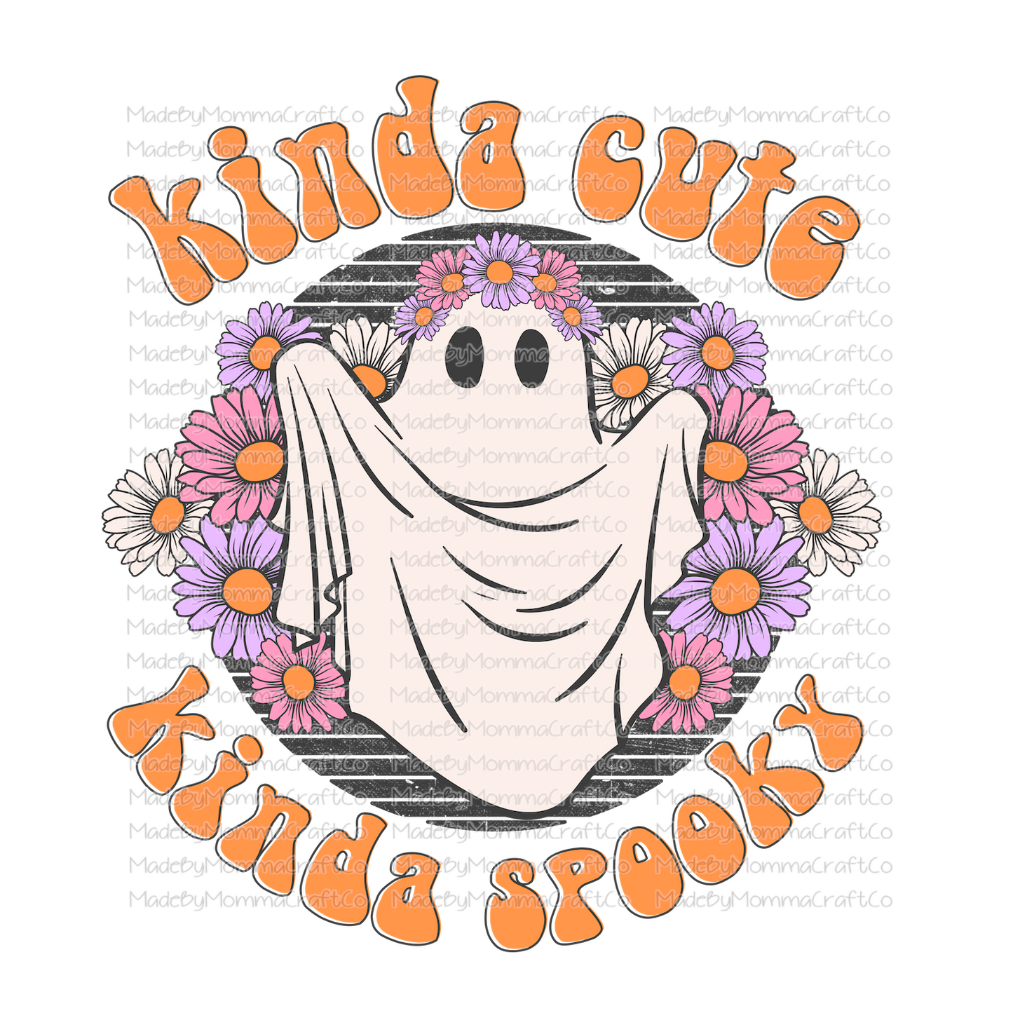 kinda cute kinda spooky ghost -Cheat Clear Waterslide™ or White Cast Sticker