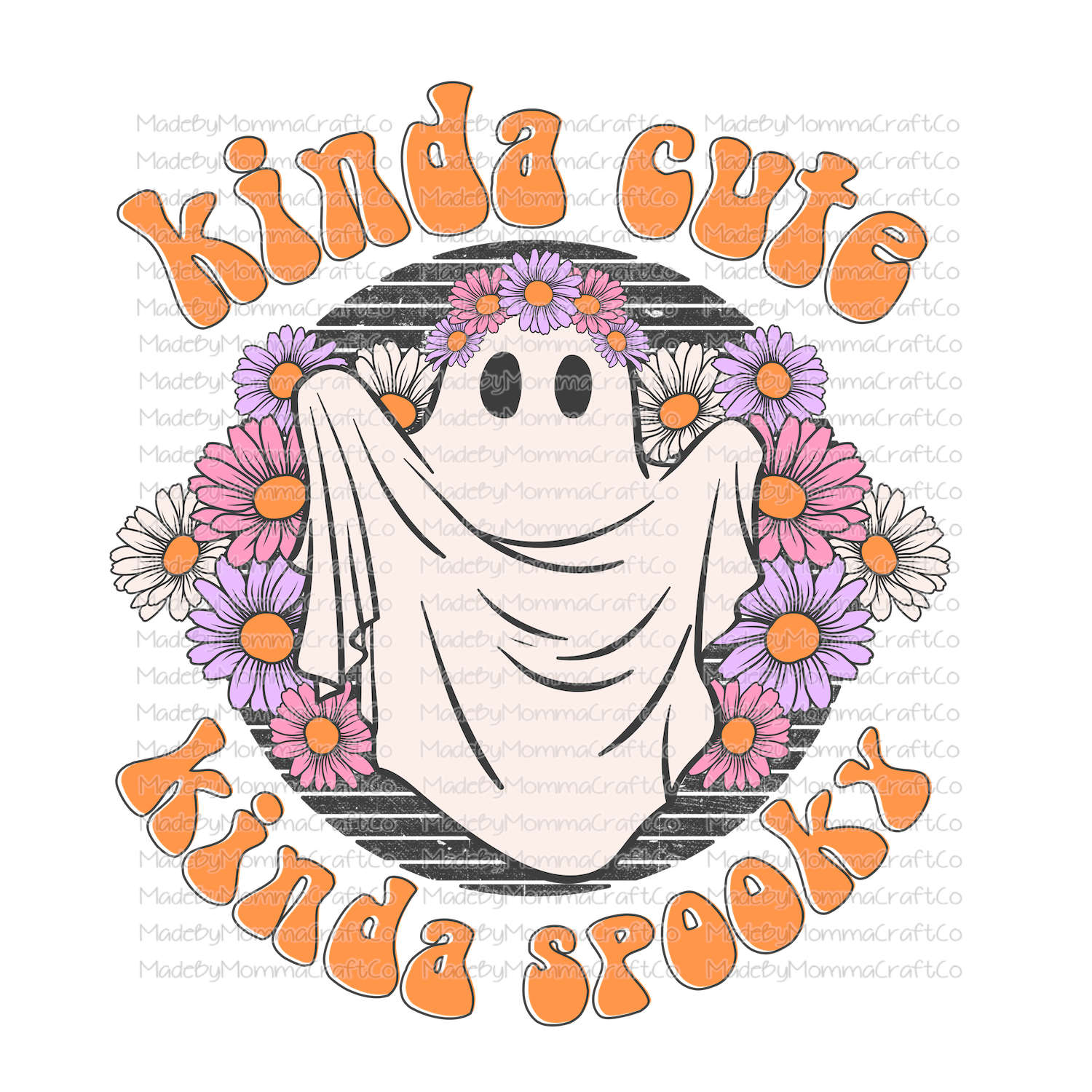 kinda cute kinda spooky ghost -Cheat Clear Waterslide™ or White Cast Sticker