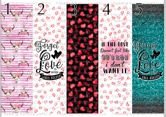 Valentines Love Humor Pen wraps - Printed Waterslide or Digital Download