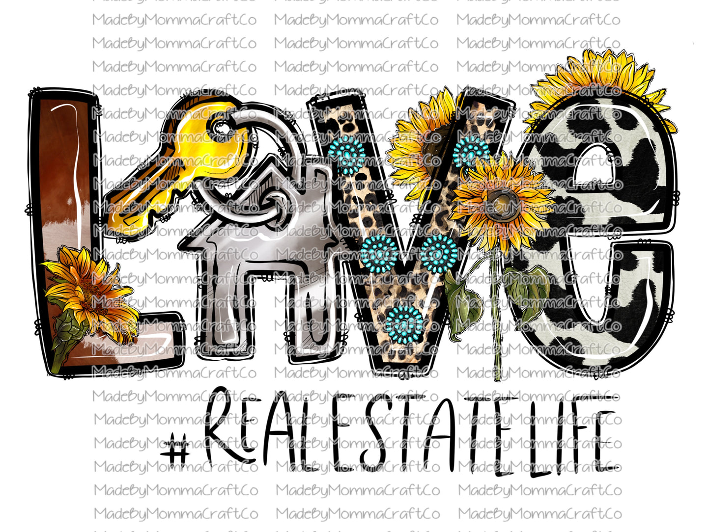 love real estate - Cheat Clear Waterslide™ or White Cast Sticker