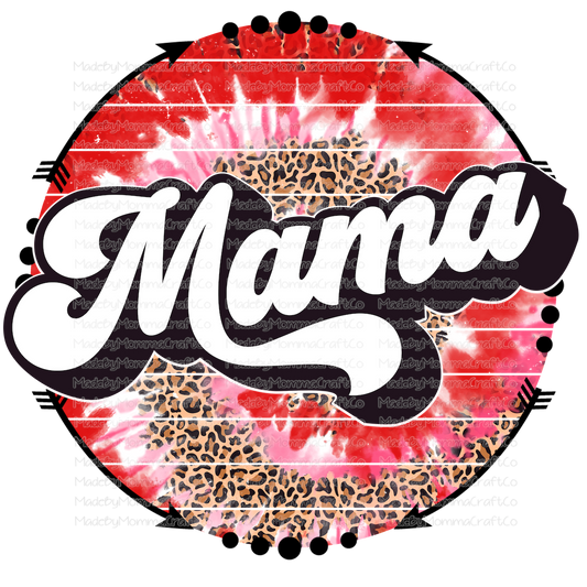 Tie Dye Circle Mama Mini Set - Cheat Clear Waterslide™ or Cheat Clear Sticker Decal