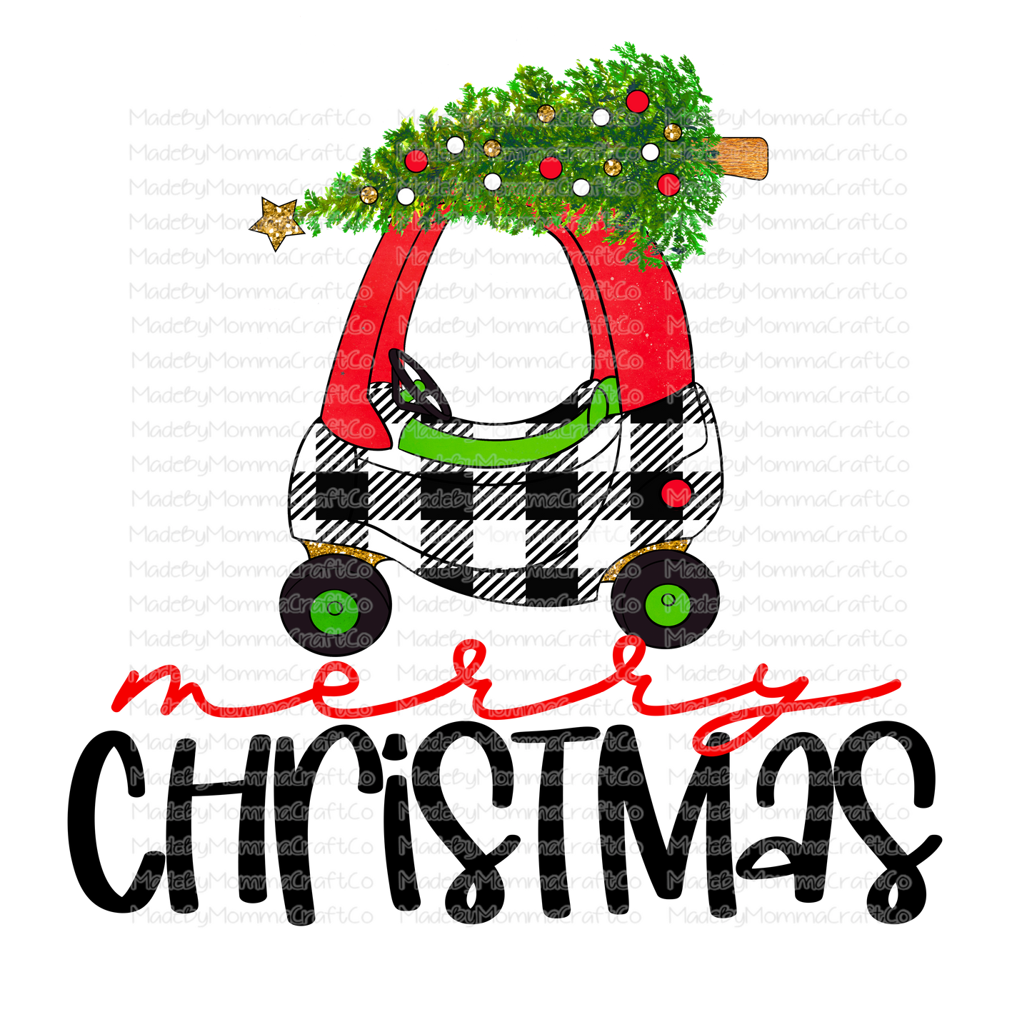 Merry Christmas Kid - Christmas - Cheat Clear Waterslide™ or White Cast Sticker