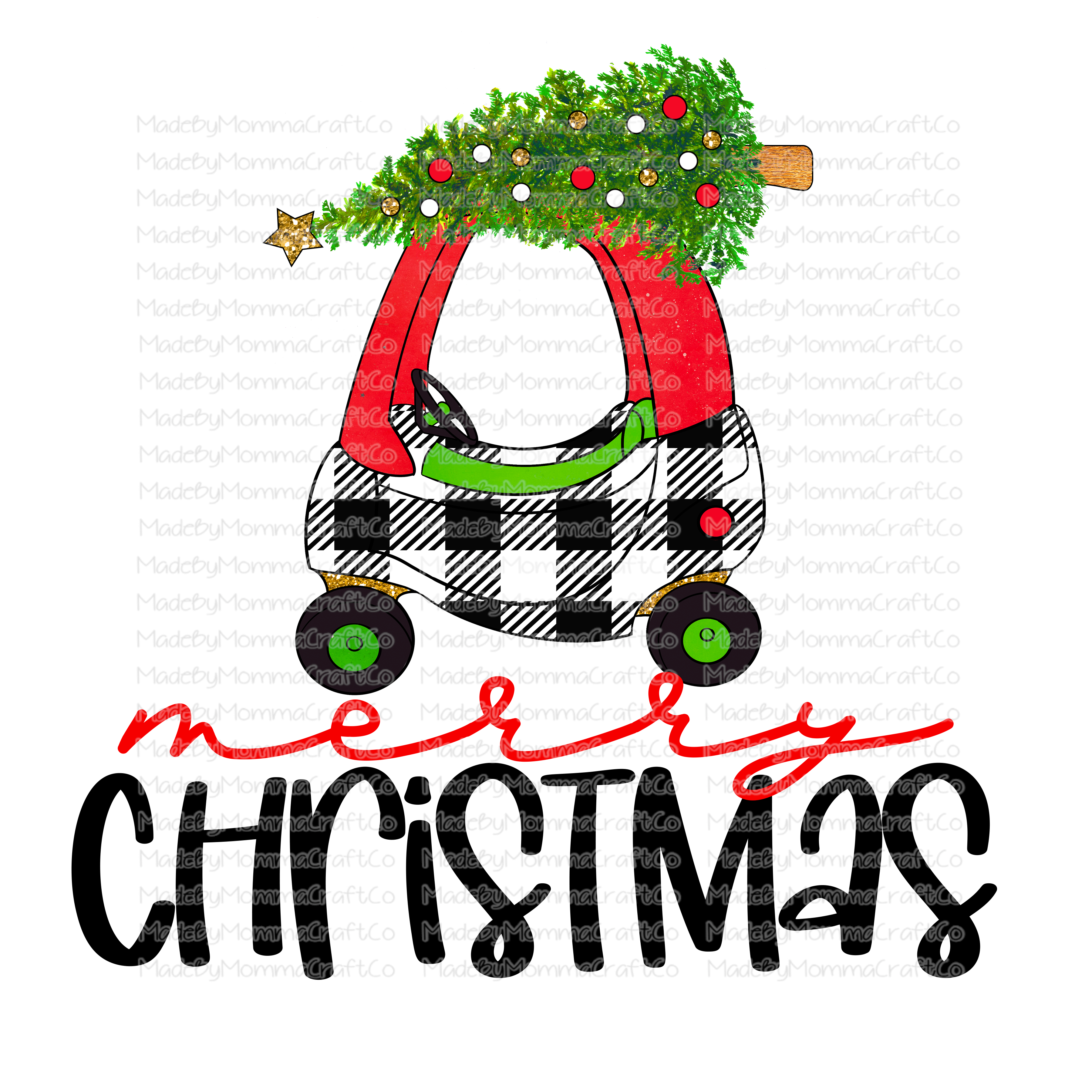Merry Christmas Kid - Christmas - Cheat Clear Waterslide™ or White Cast Sticker