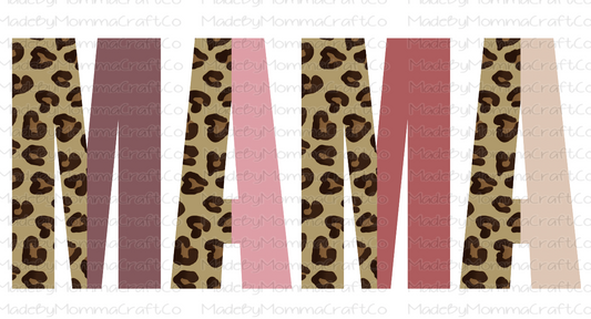Mama Mini Set Leopard  - Cheat Clear Waterslide™ or Cheat Clear Sticker Decal