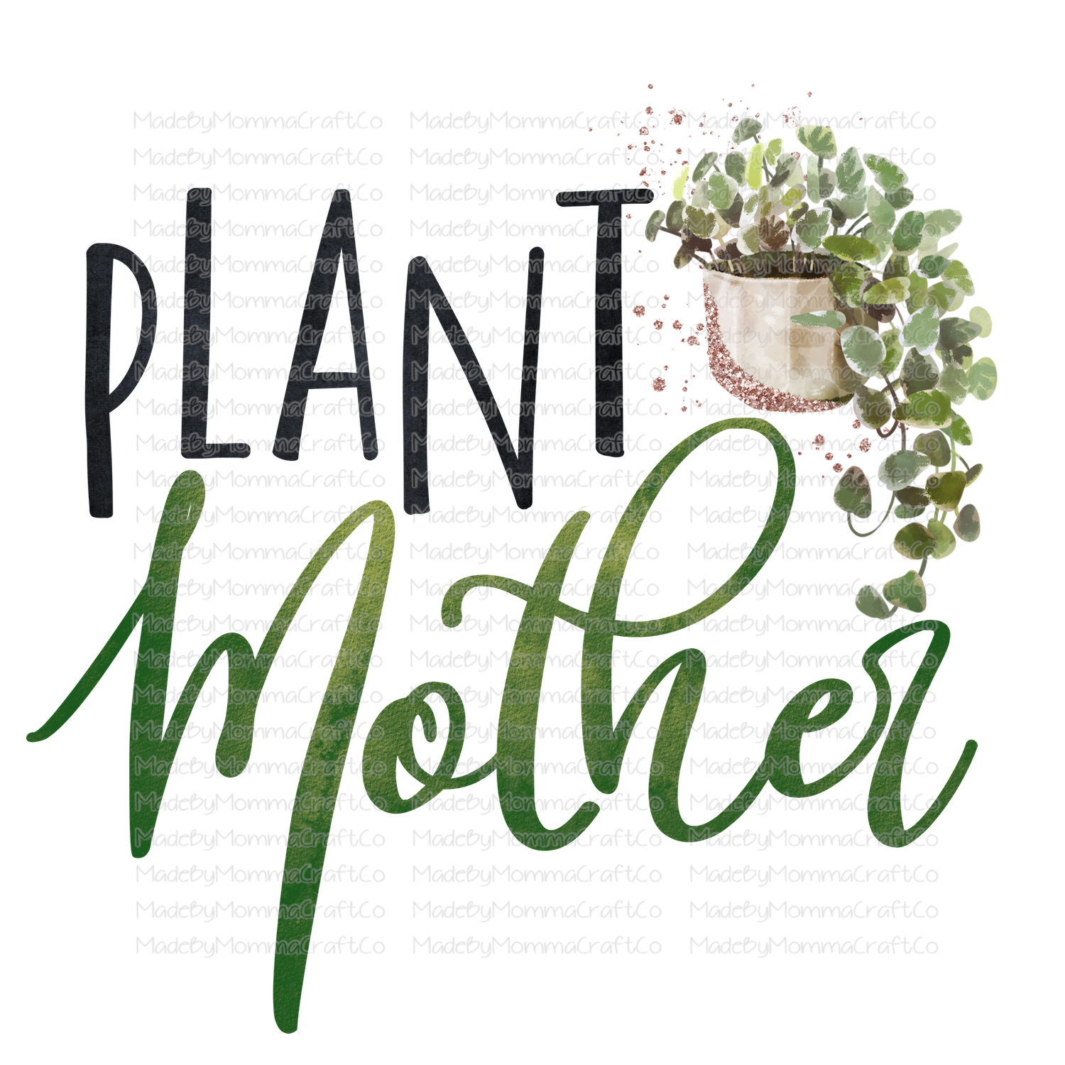 Plant Mother - Cheat Clear Waterslide™ or White Cast Sticker
